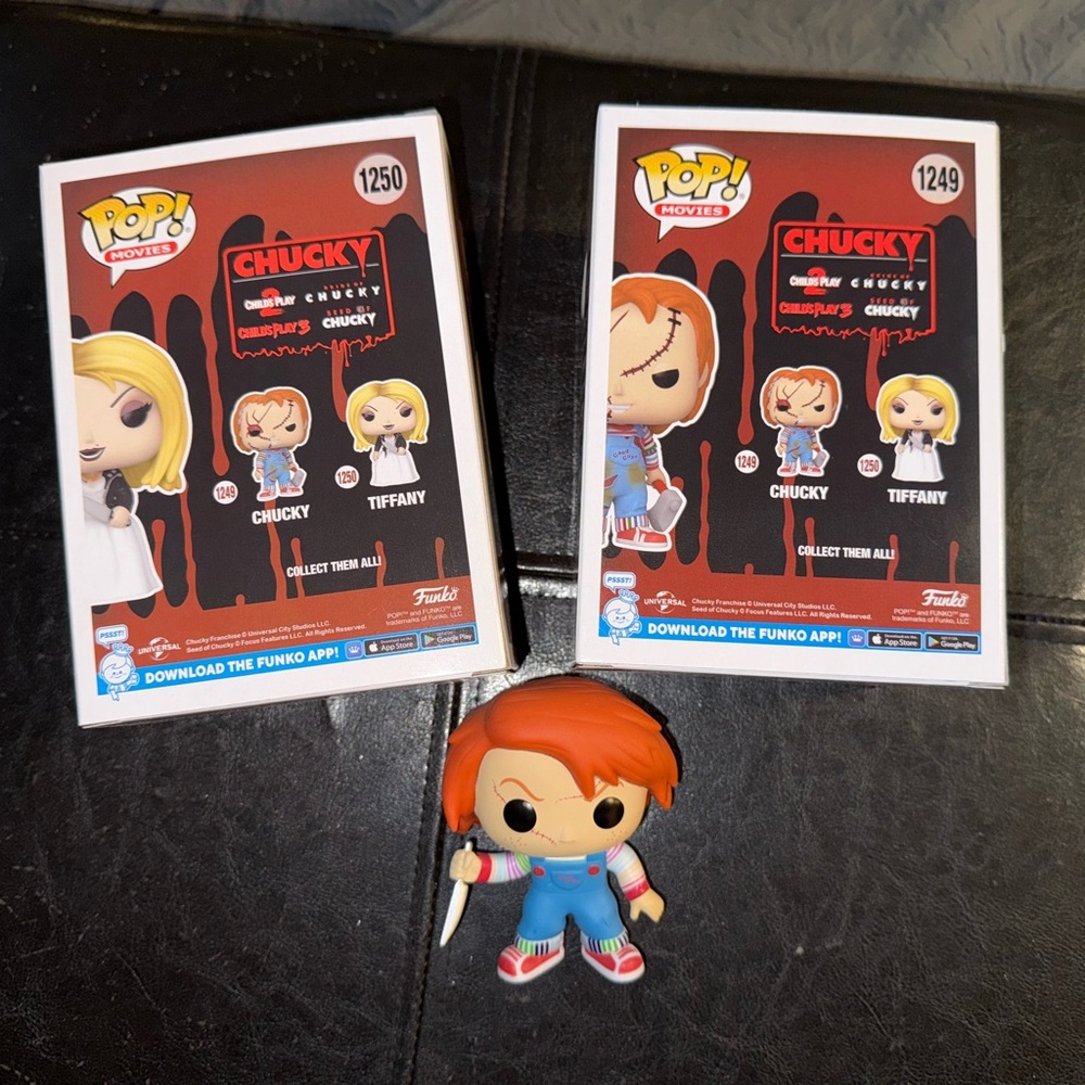 Funko Pop! Chucky and Tiffany Collectible Set - Picture 2 of 2